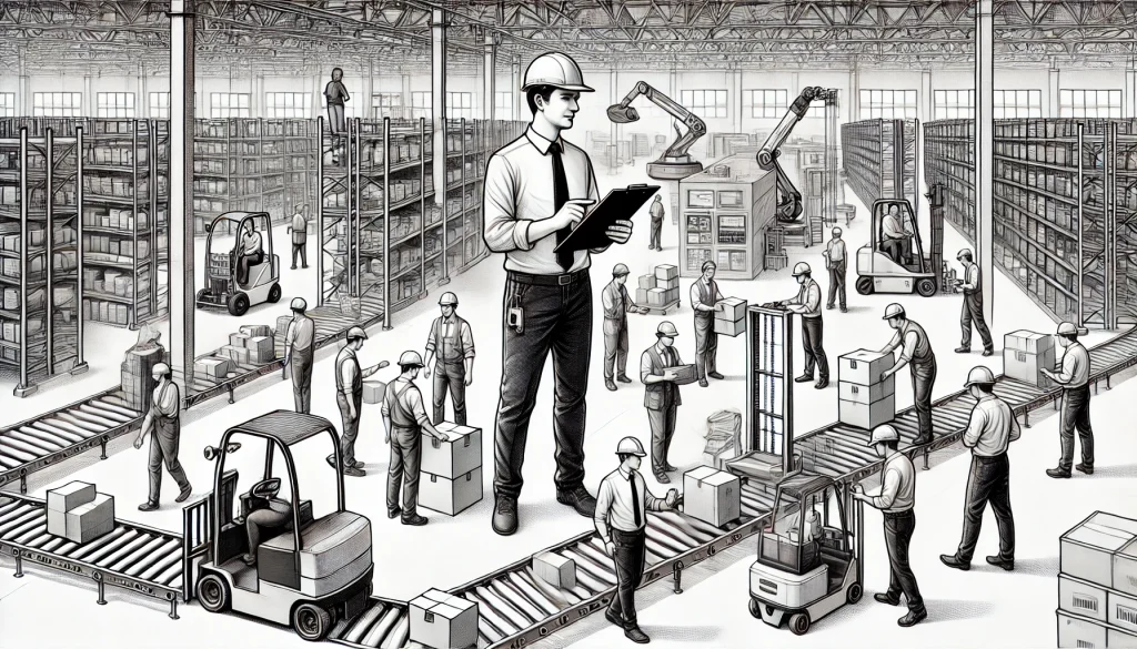 A Consultant optimizing warehouse operational and systemic processes.