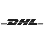 DHL logo of material handling leading implementation company