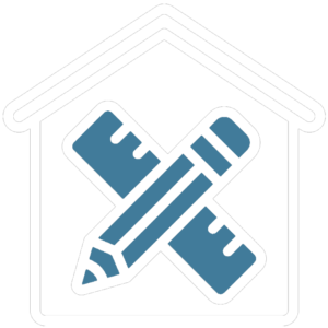 Icon representing the design & engineering phase of a material handling project