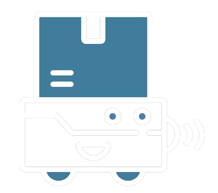 Autonomous shuttle transporting carton box in a micor fulfillment center